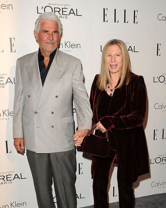 James Brolin and Barbra Streisand attends ELLE's 18th Annual Women In Hollywood Event on October 17, 2011 in Beverly Hills, California.