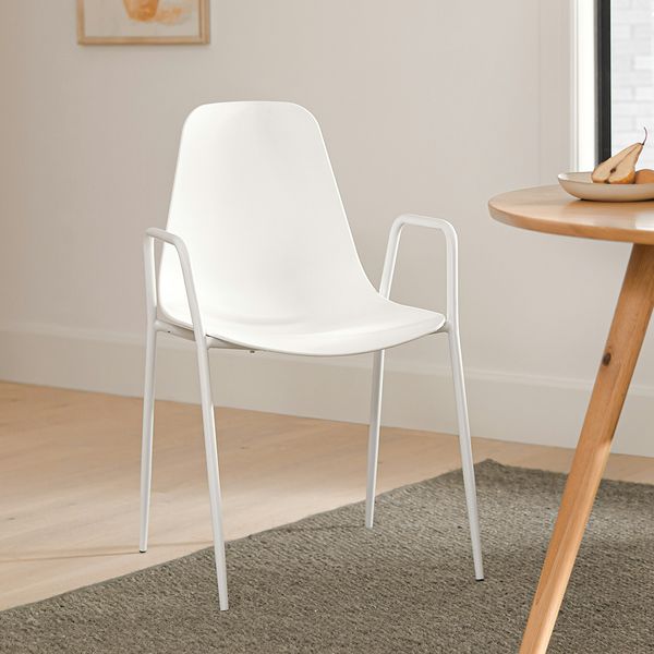 Article Svelti Stackable Dining Armchair - Pure White