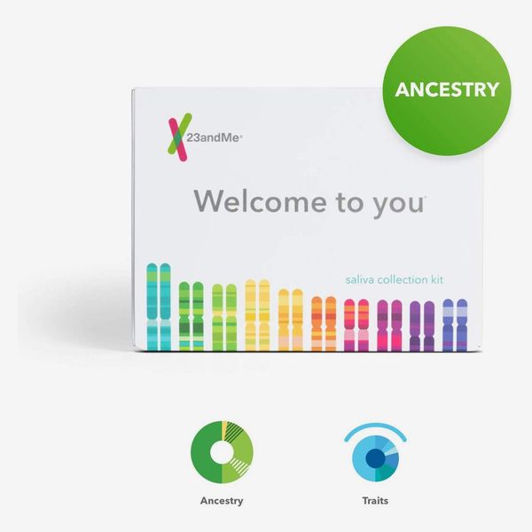 The 23andMe Ancestry + Traits Service: Personal Genetic DNA Test box on a cream background. 33 Things on Sale You’ll Actually Want to Buy: From Adidas to Le Creuset - The Strategist