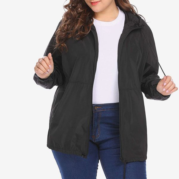 best women's plus size rain jacket