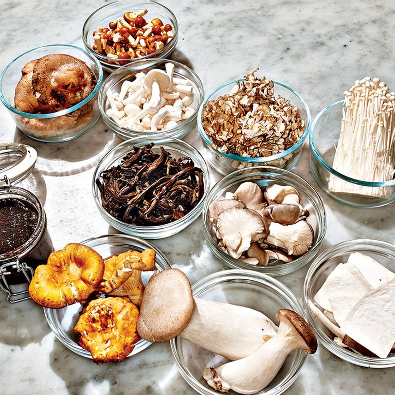 A selection of mushrooms for Bouley’s signature dish.