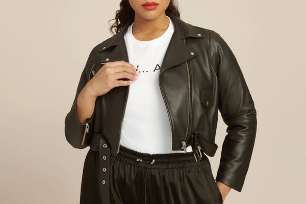 Veda Baby Jane Zip-Off Smooth Leather Jacket