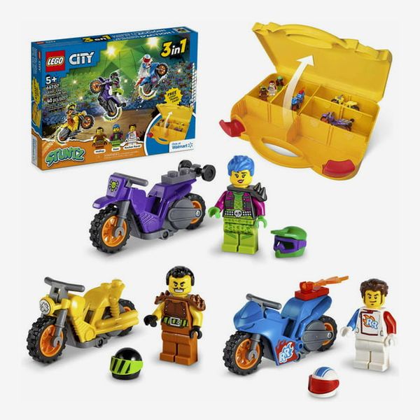 LEGO City Stuntz Value Set 3 Minifigures 3 Bikes and Carrying Case