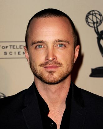 Actor Aaron Paul arrives at The Academy of Television Arts & Sciences Presents an Evening with 