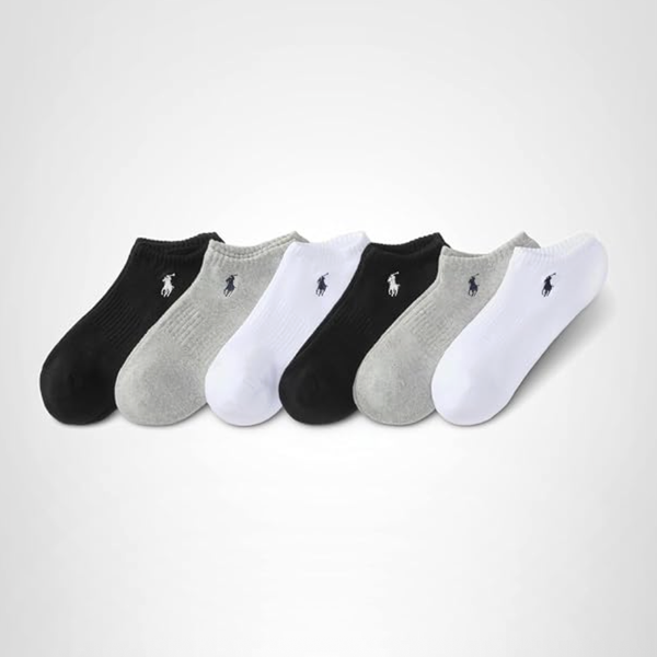 Polo Ralph Lauren Athletic Performance Cotton Low Cut Socks