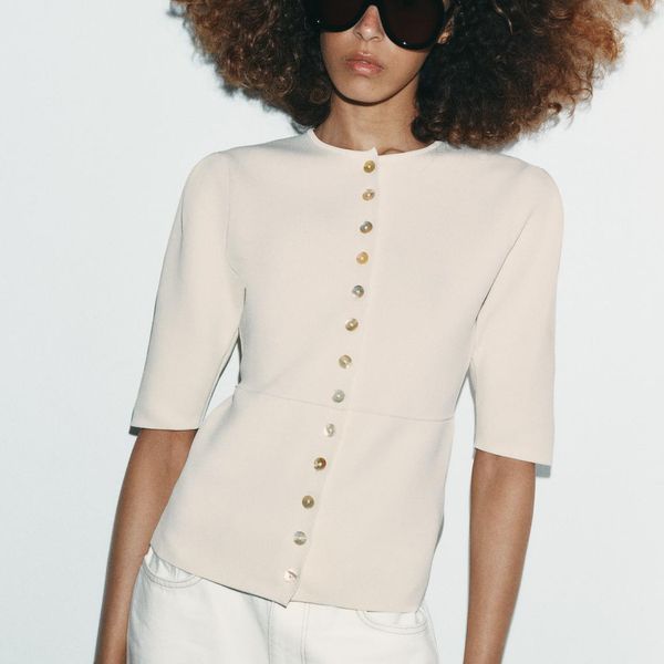 Zara Short Sleeve Knit Cardigan