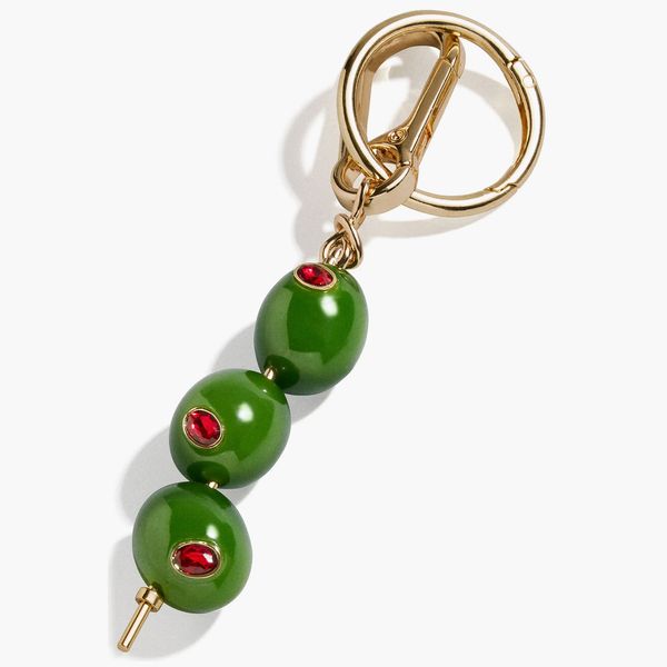 BaubleBar Briny Baby Olive Bag Charm