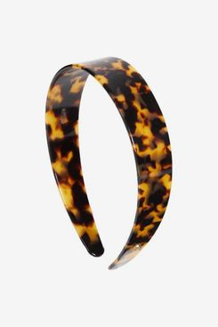 Evita Peroni Wide Headband - Tortoise