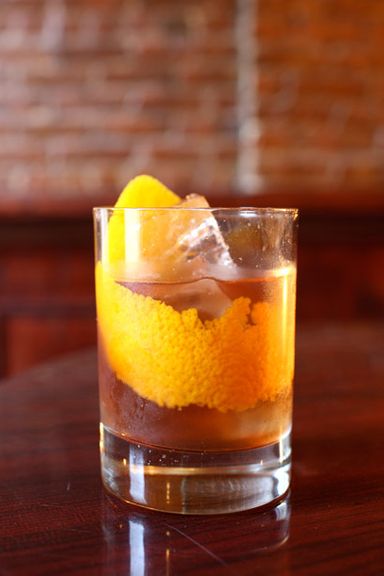 Gin, St. Germain, yellow chartreuse, lime, grapefruit peel
