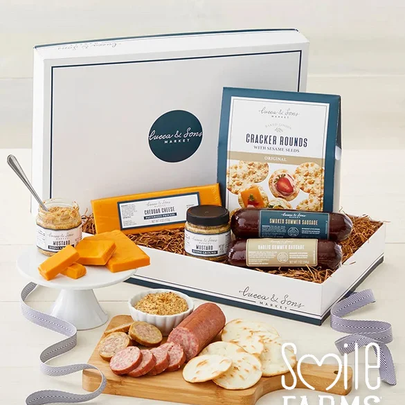 Lucca & Sons Sausage & Cheese Gift Box