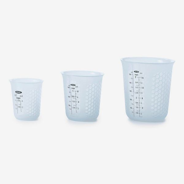 OXO Squeeze & Pour Silicone Measuring Cup Set