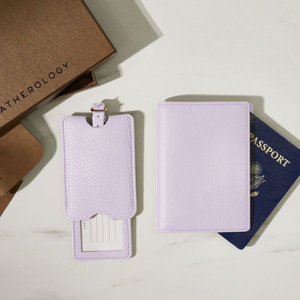 Leatherology Deluxe Passport Cover + Luggage Tag Set