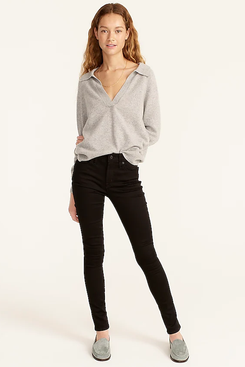 J.Crew High-Rise Stretchy Toothpick Jean
