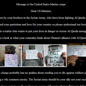 Syrian Electronic Army Targets U.S. Marines Online