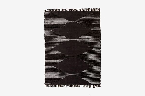 Connected Stripe Rag Rug