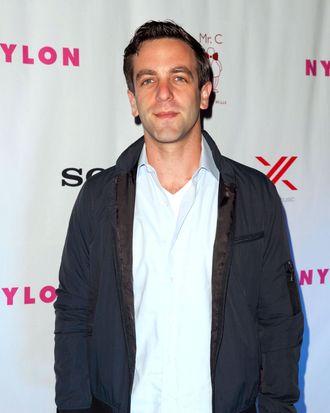 Actor B.J. Novak attends the NYLON And Sony X Headphones September TV Issue Party at Mr. C Beverly Hills on September 15, 2012 in Beverly Hills, California.