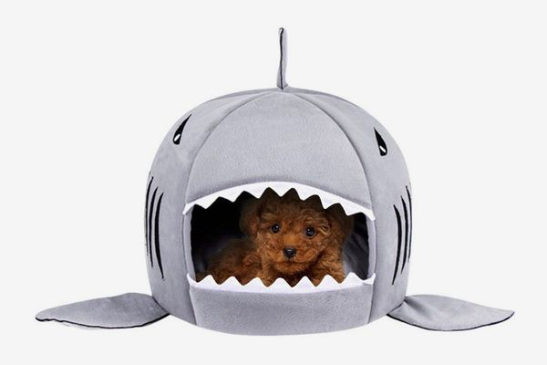 Shark Pet House Washable Cave Bed