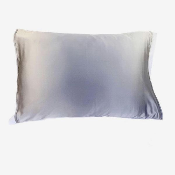 Silked Grey Silk Pillow Sleeve