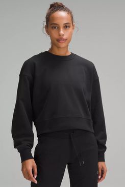 Lululemon Perfectly Oversized Cropped Crew Neck French Terry