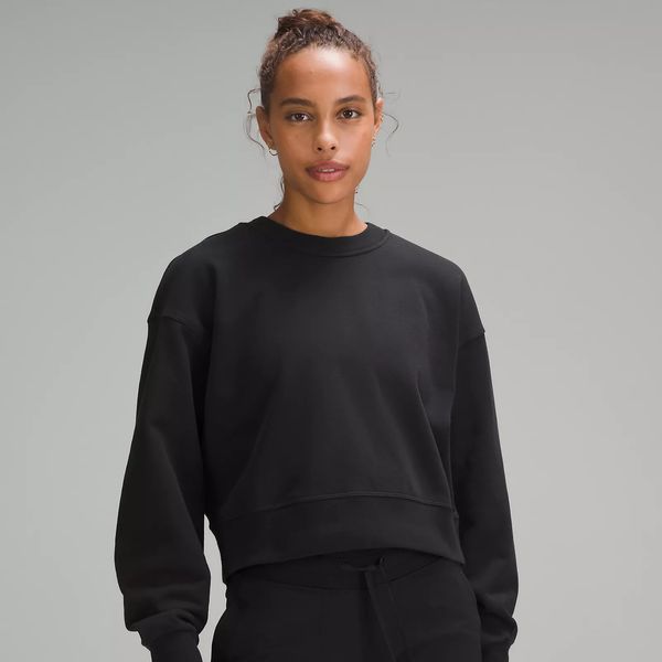 Lululemon Perfectly Oversized Cropped Crew French Terry