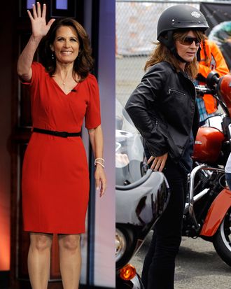 Michele Bachmann and Sarah Palin.