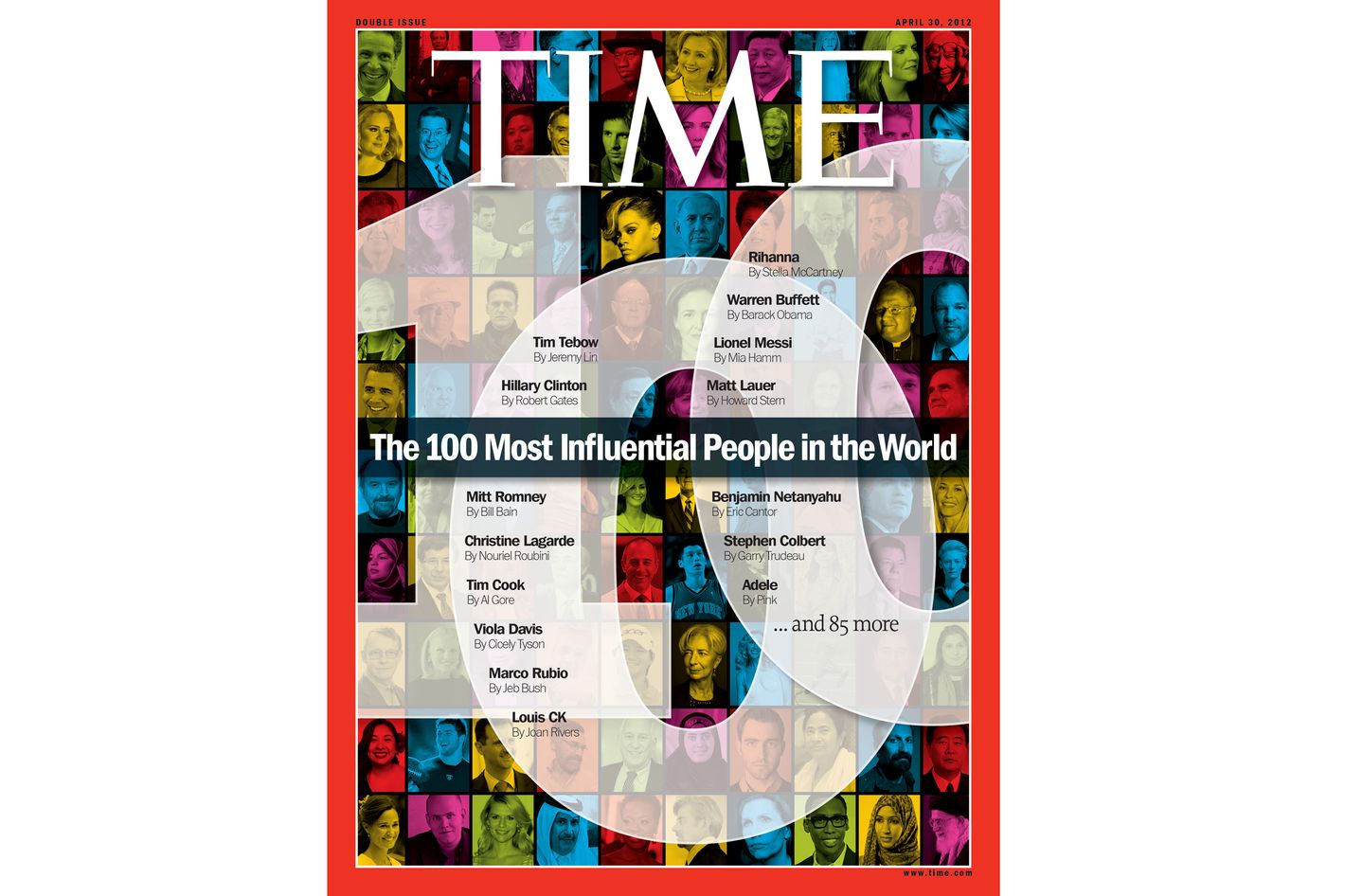 Rihanna makes Time magazine 100 Most Influential People in the