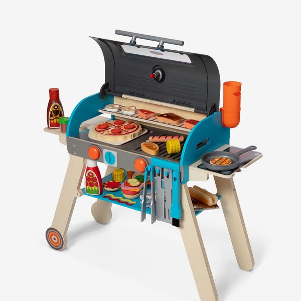 Melissa & Doug Wooden Deluxe Barbecue Grill