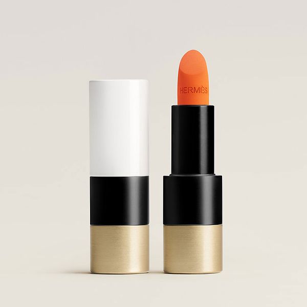 Rouge Hermes Matte lipstick Orange Boîte