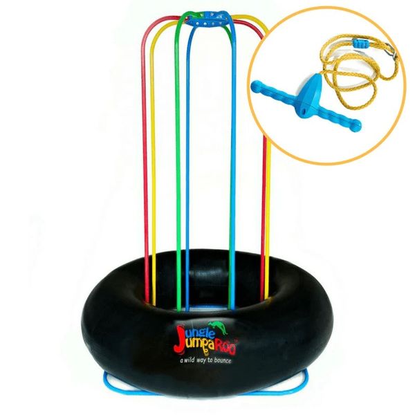 Jungle Jumparoo with Rope Swing