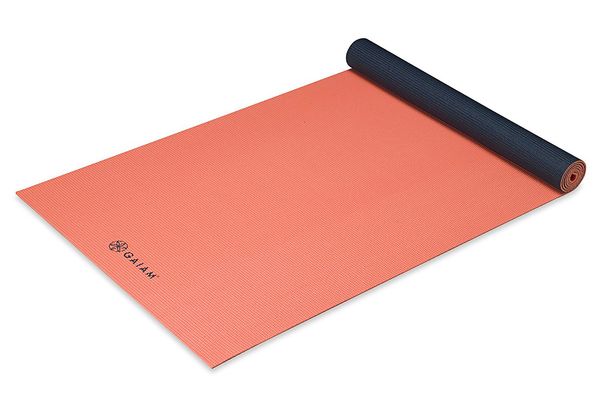 Gaiam Premium Solid Two-Sided Yoga Mat