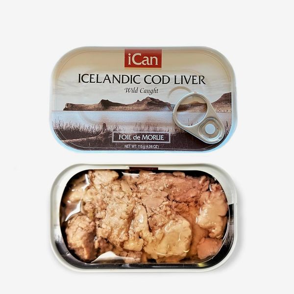 iCan Icelandic Cod Liver - 4 oz, Pack of 12