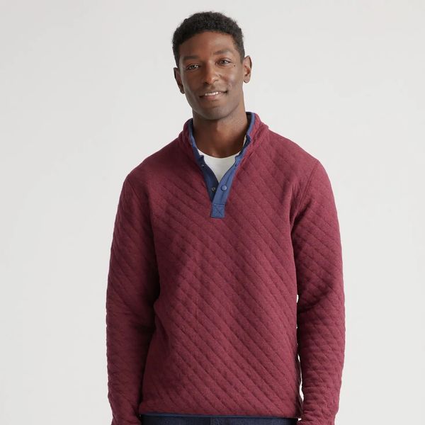 Quince Men's Reversible Quilted Pullover