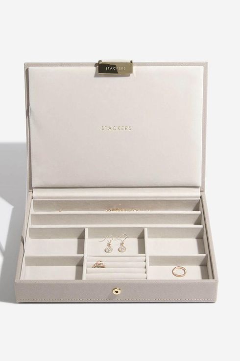 Super Cute Girls Jewelry Box Case Storage Organizer Makeup Case c/w Mirror Gifts 