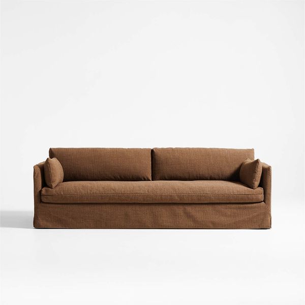 Crate & Barrel Rivera Slipcovered Sofa 94