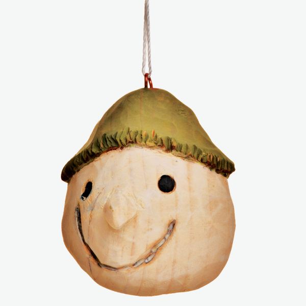 Southern Highland Craft Guild Large Carved and Painted Elf Ornament