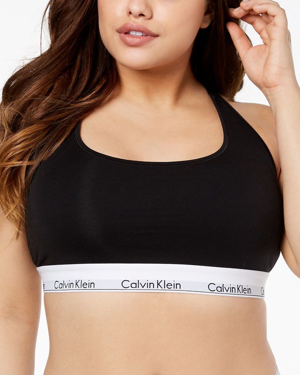 Calvin Klein Plus-Size Modern Cotton Unlined Bralette