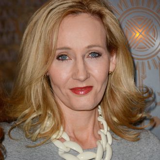 J.K. Rowling lights the Empire State Building, NYC for Lumos