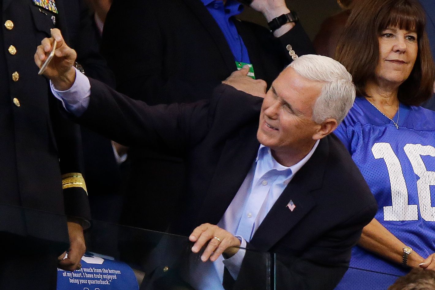 Mike Pence Walks Out of Football Game Because Players Knelt