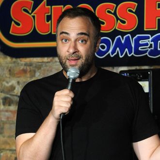 Comedian Kurt Metzger Performs At Stress Factory Comedy Club
