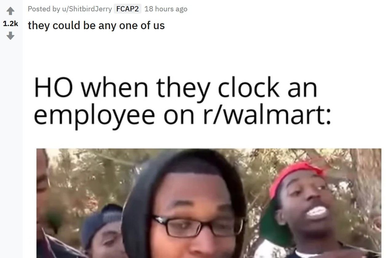 walmart employee meme