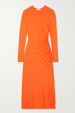 Ninety Percent Hyacinth Ruched Dress