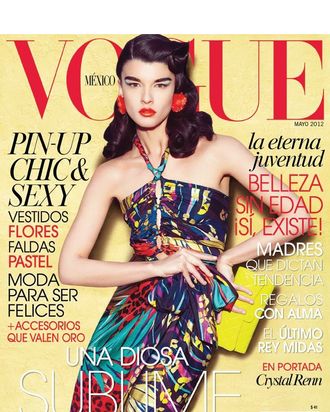 Crystal Renn for <em>Vogue</em> Mexico.