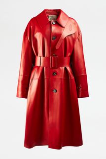 Tod's Trench Coat in Leather