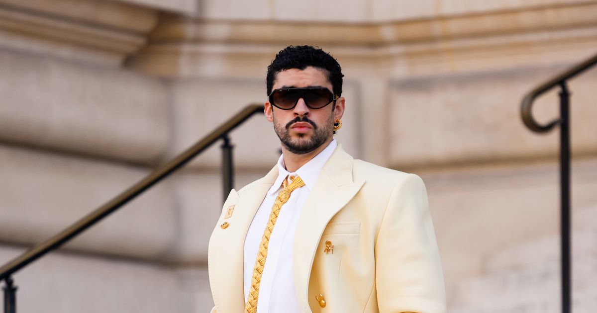Bad Bunny Wore Little Heels in Paris for Couture Week - thecut.com