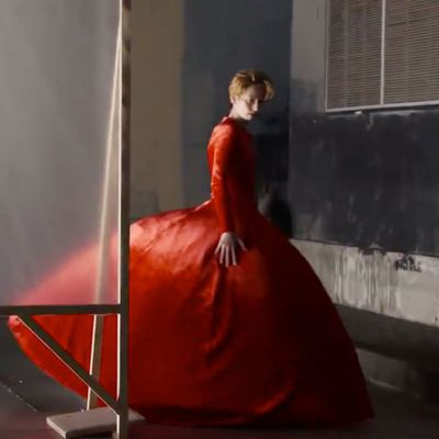 Tilda Swinton Wears Balenciaga Gown In New Pedro Almod var