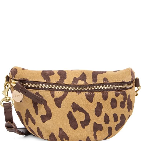 Clare V. Petite Pablo Cat Suede Belt Bag