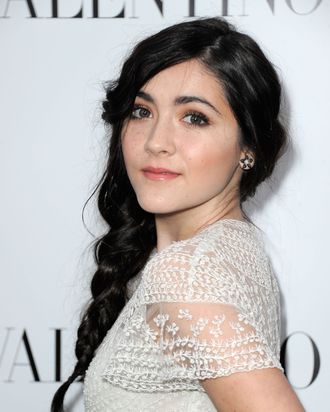 BEVERLY HILLS, CA - MARCH 27: Actress Isabelle Fuhrman at Valentino Rodeo Drive Flagship store opening on March 27, 2012 in Beverly Hills, California. (Photo by Frazer Harrison/Getty Images)