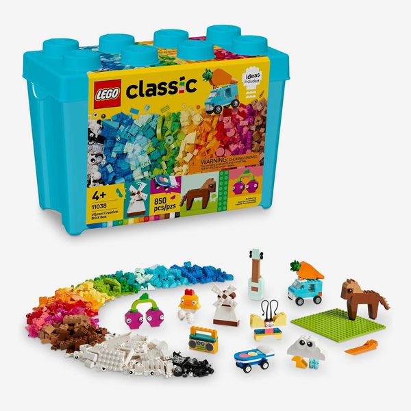 LEGO Classic Vibrant Creative Brick Box, art and craft toys for children