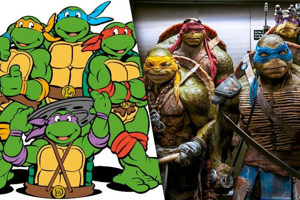 90s Teenage Mutant Ninja Turtles TMNT Cartoon Show T-shirt Youth Large 
