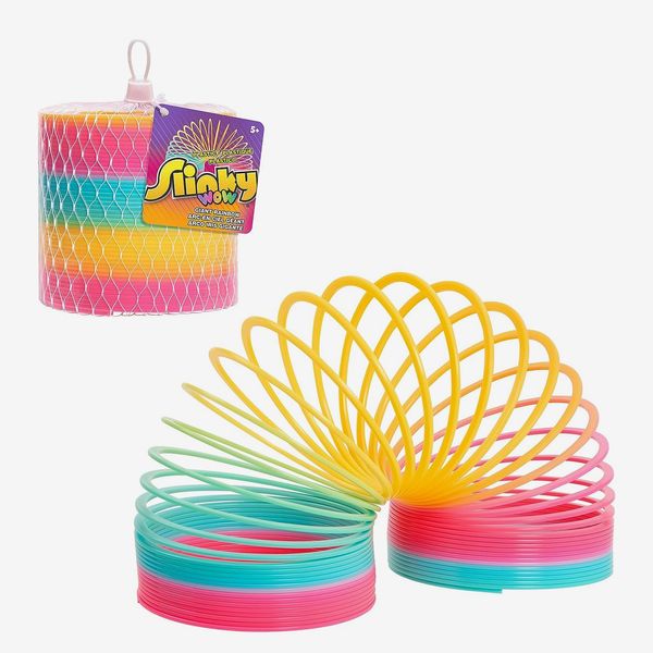 Slinky the Original Walking Spring Toy Plastic Rainbow Giant Slinky